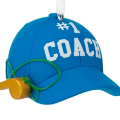 #1 Coach Hat Hallmark Ornament