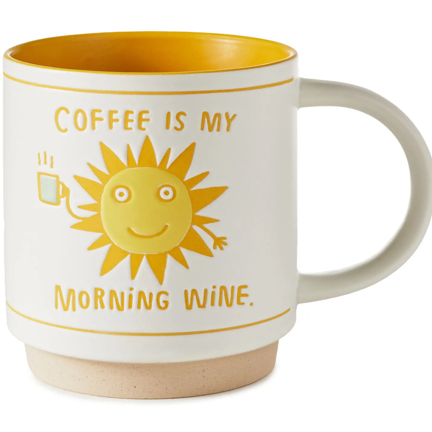 Coffee Is My Morning Wine Funny Mug, 16 oz.