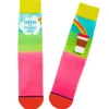 Coffee Is My Morning Wine Funny Crew Socks