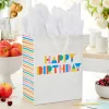 13" Collage Lettering Large Birthday Gift Bag