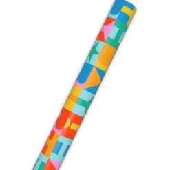 Color Block Birthday Wrapping Paper, 20 sq. ft.