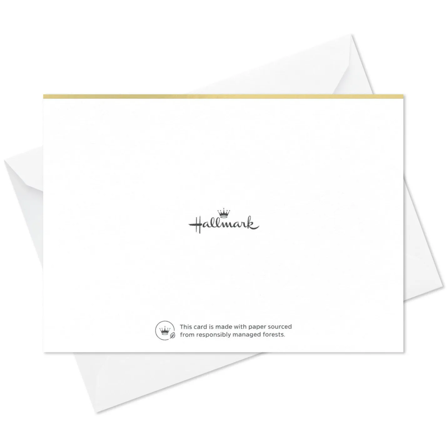 Colorblock Letters on Blue Blank Thank You Notes, Pack of 10