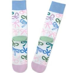 Colorful Bows Novelty Crew Socks