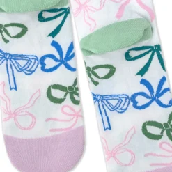 Colorful Bows Novelty Crew Socks