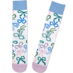 Colorful Bows Novelty Crew Socks