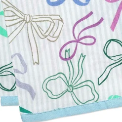 Colorful Bows Tea Towel, 18x24