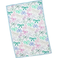 Colorful Bows Tea Towel, 18x24