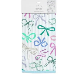 Colorful Bows Tea Towel, 18x24