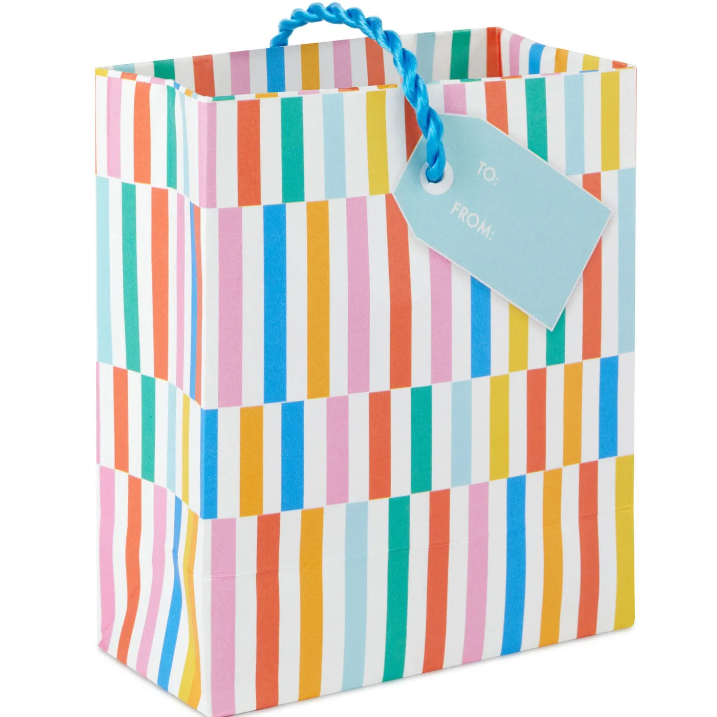 4.6" Colorful Broken Lines Gift Card Holder Mini Bag