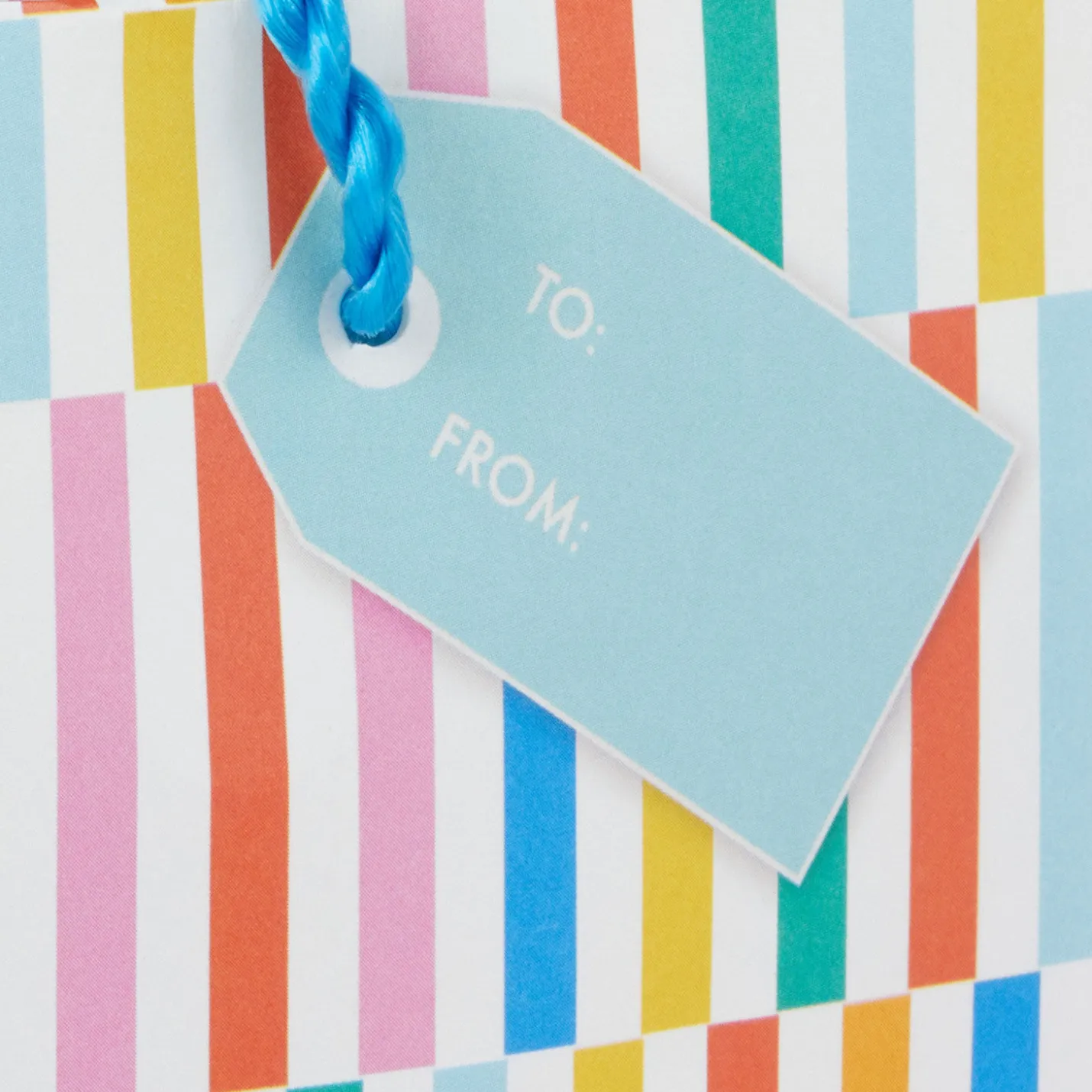 4.6" Colorful Broken Lines Gift Card Holder Mini Bag