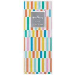 Colorful Broken Lines Tissue Paper, 6 Sheets