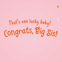 Colorful Butterflies New Baby Card for Big Sister