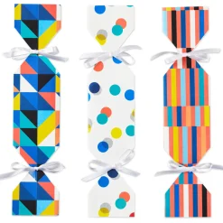 Colorful Candy-Shaped Party Favor Boxes, Set of 3