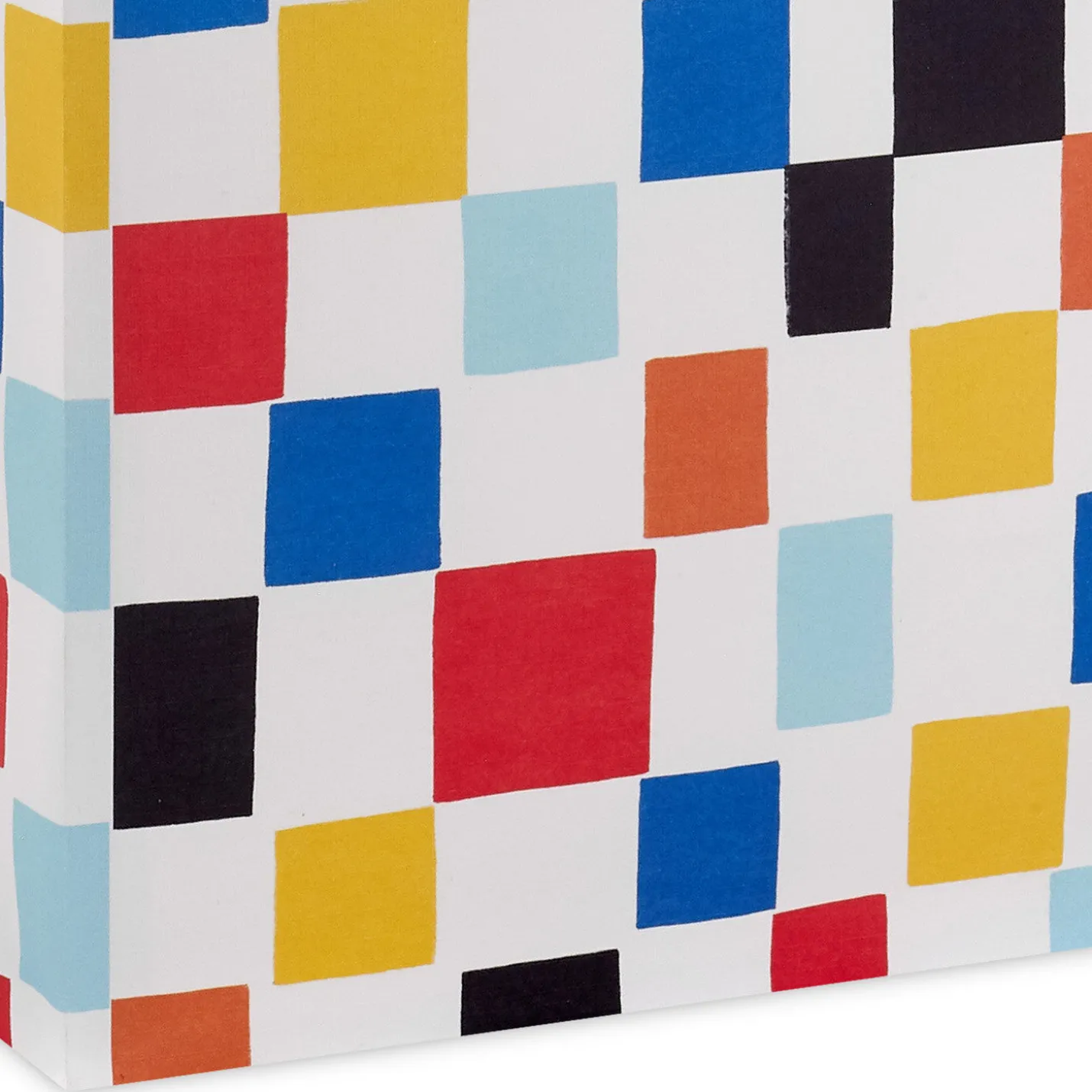 13" Colorful Checkered Large Gift Bag