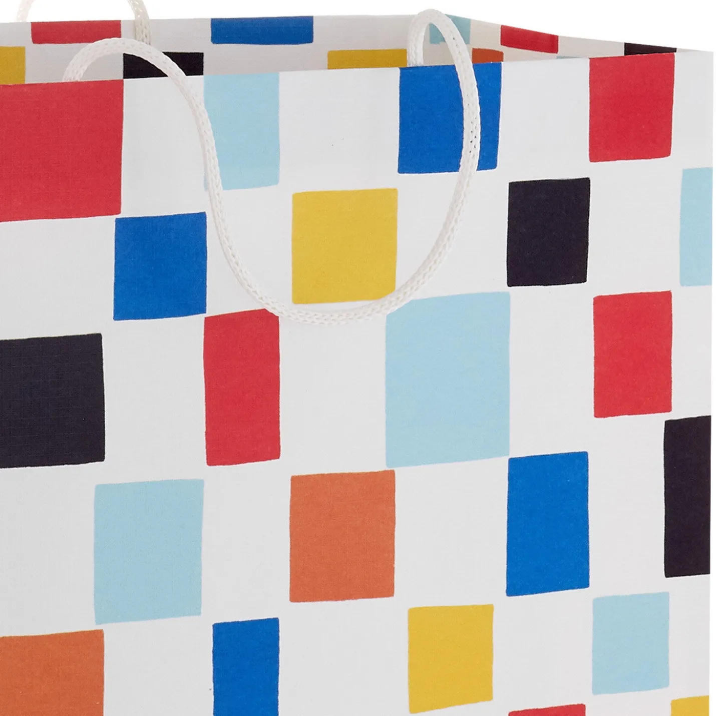 13" Colorful Checkered Large Gift Bag