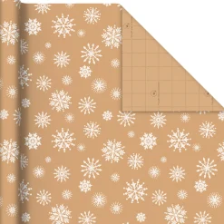 Colorful Christmas 4-Pack Kraft Wrapping Paper Assortment, 88 sq. ft.