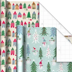 Colorful Christmas 6-Pack Wrapping Paper, 180 sq. ft.