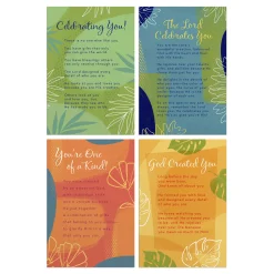 Colorful Collage Assorted Religious Birthday Cards, Box of 12