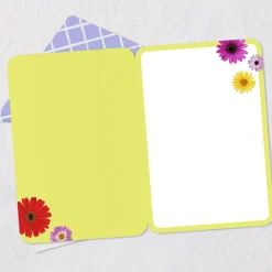 Colorful Daisies Blank Card