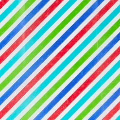 Colorful Diagonal Stripes Tissue Paper, 6 sheets