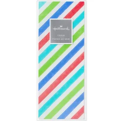 Colorful Diagonal Stripes Tissue Paper, 6 sheets