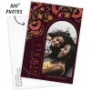 Colorful Florals Flat Diwali Photo Card