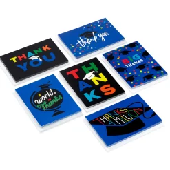 Colorful Grad Icons Assorted Graduation Thank-You Notes, Pack of 48