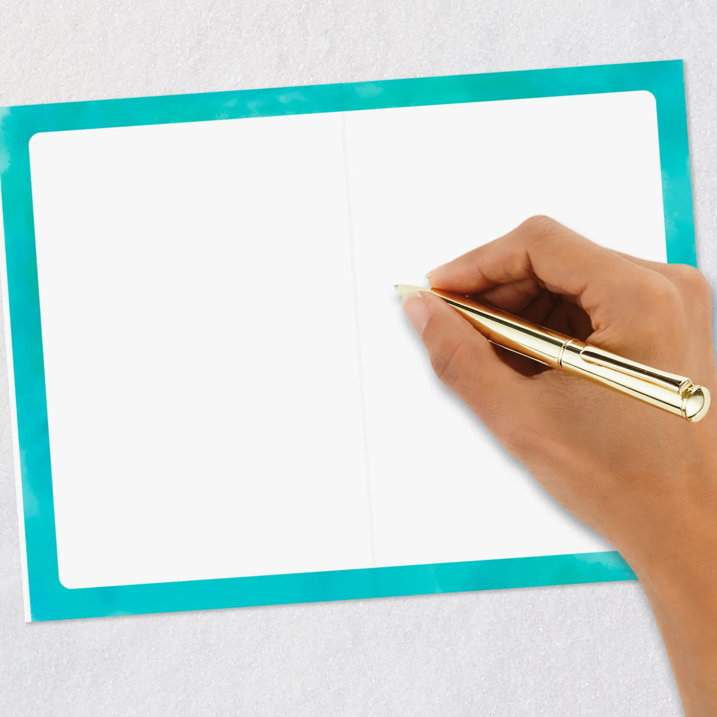 Colorful Hearts Blank Card