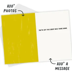Colorful Lettering Custom Boss’s Day Card