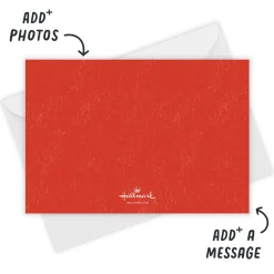 Colorful Lettering Flat Holiday Photo Card