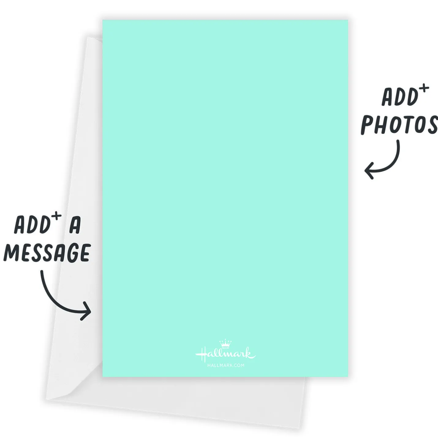 Colorful Lights Flat Holiday Photo Card