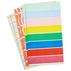 Colorful 6-Pack Assortment Paper Goodie Bags With Stickers