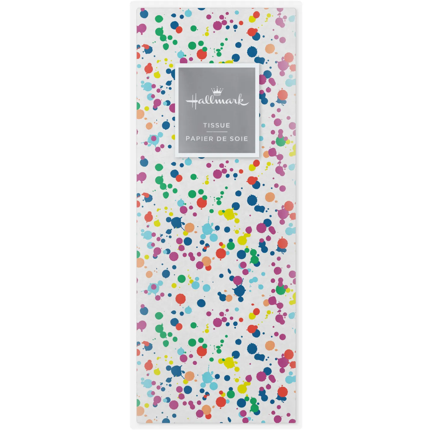Colorful Paint Dot Confetti Tissue Paper, 6 Sheets