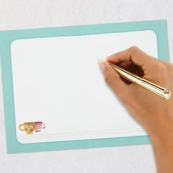 Colorful Patterned Teacups Blank Card