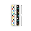 Colorful Shapes 3-Pack Assorted Wrapping Paper Mini Roll Bundle, 45 sq. ft. total