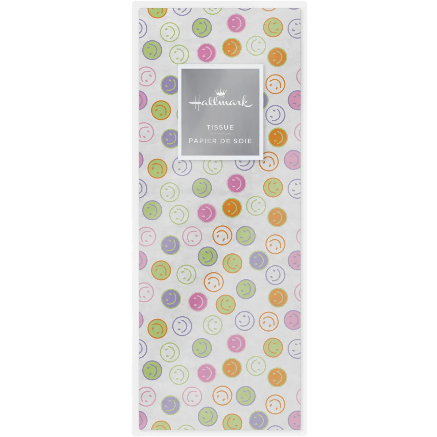 Colorful Smiley Faces Tissue Paper, 6 sheets