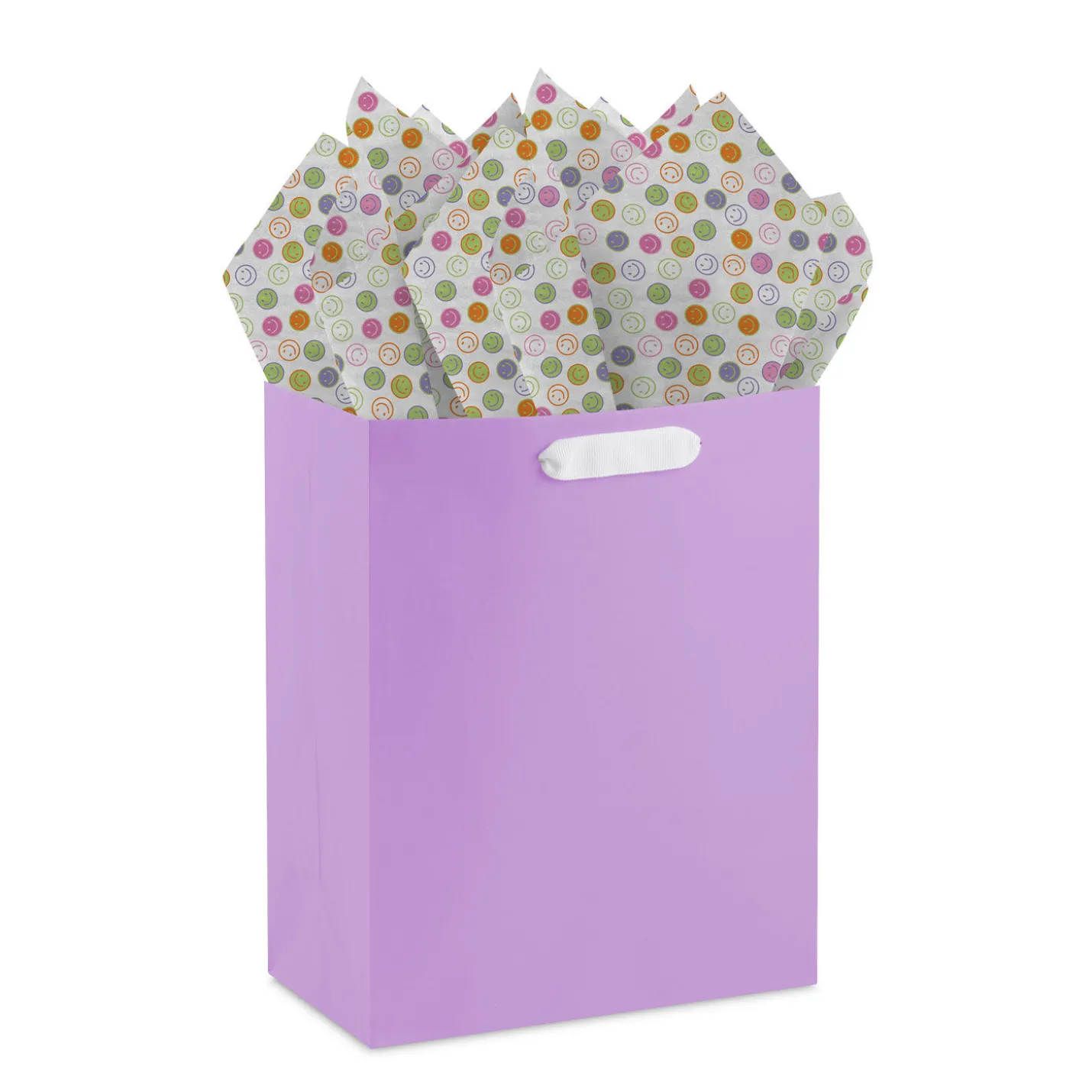 Colorful Smiley Faces Tissue Paper, 6 sheets