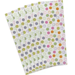 Colorful Smiley Faces Tissue Paper, 6 sheets