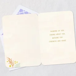 Comfort, Support and Caring Prayers Encouragement Card