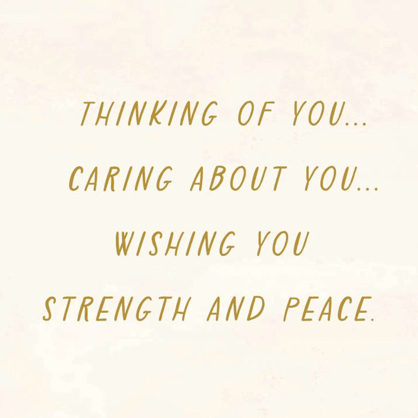 Comfort, Support and Caring Prayers Encouragement Card