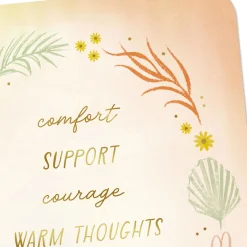 Comfort, Support and Caring Prayers Encouragement Card
