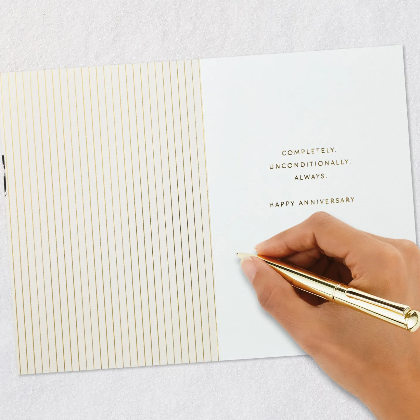 Complete and Unconditional Love Anniversary Card