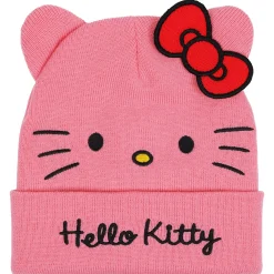 Concept One Hello Kitty Pink Beanie With Ears and Bow