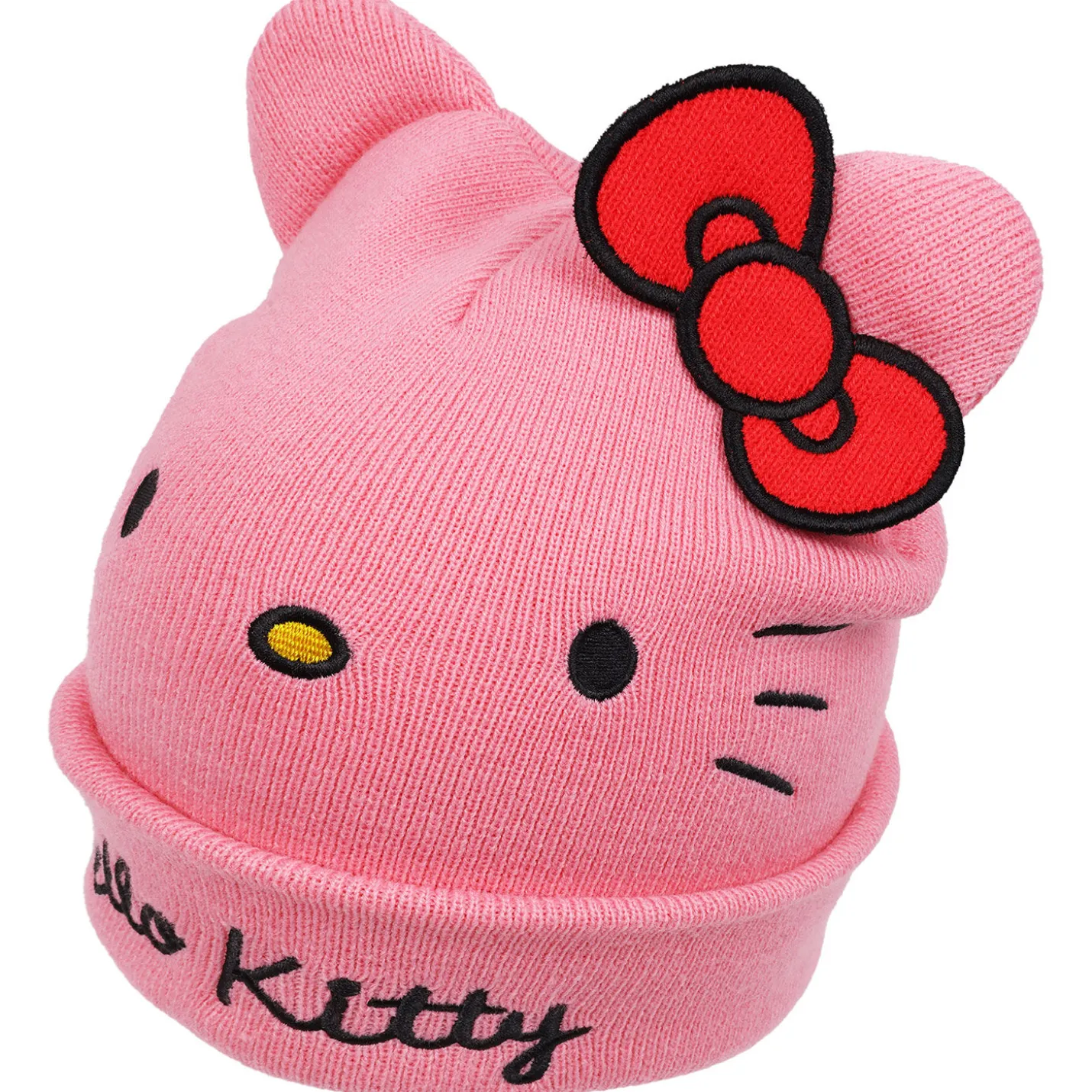 Concept One Hello Kitty Pink Beanie With Ears and Bow