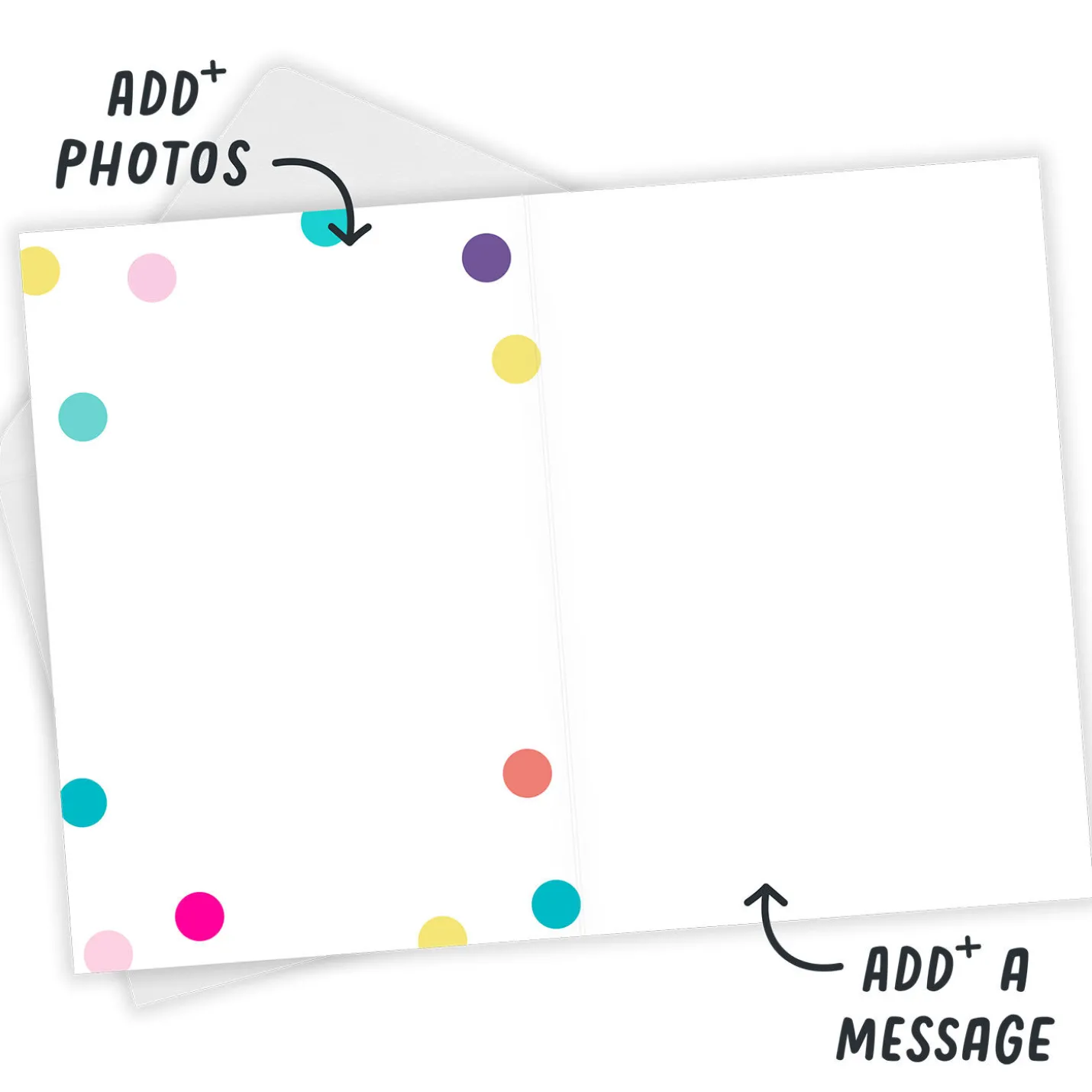 Confetti Balloons Custom Celebration Card