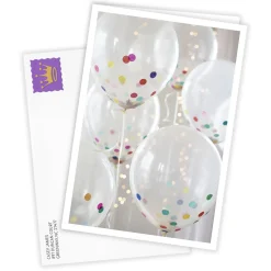 Confetti Balloons Custom Celebration Card