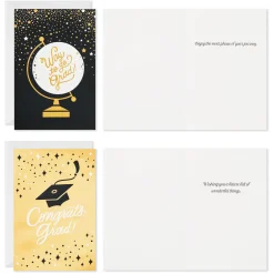 Confetti Celebration Assorted Graduation Cards, Pack of 36