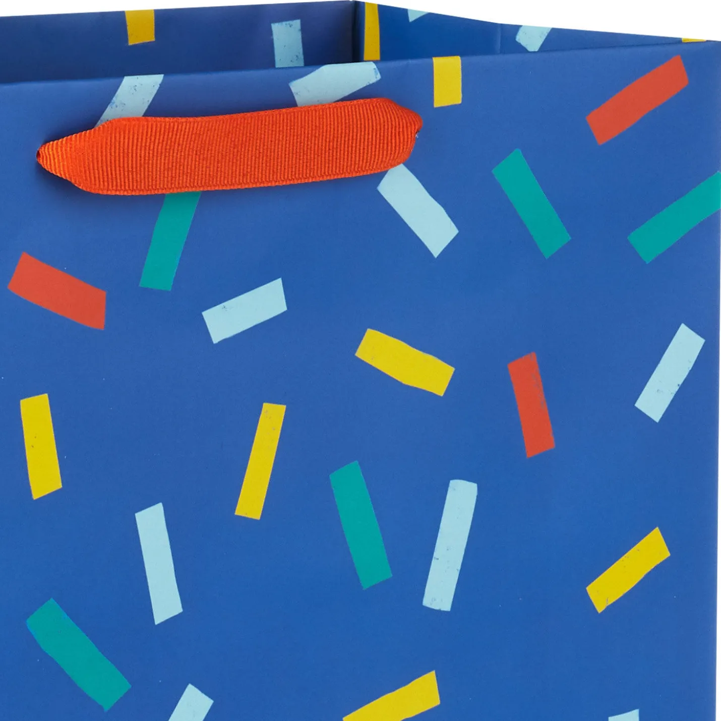 13" Confetti on Blue Large Gift Bag