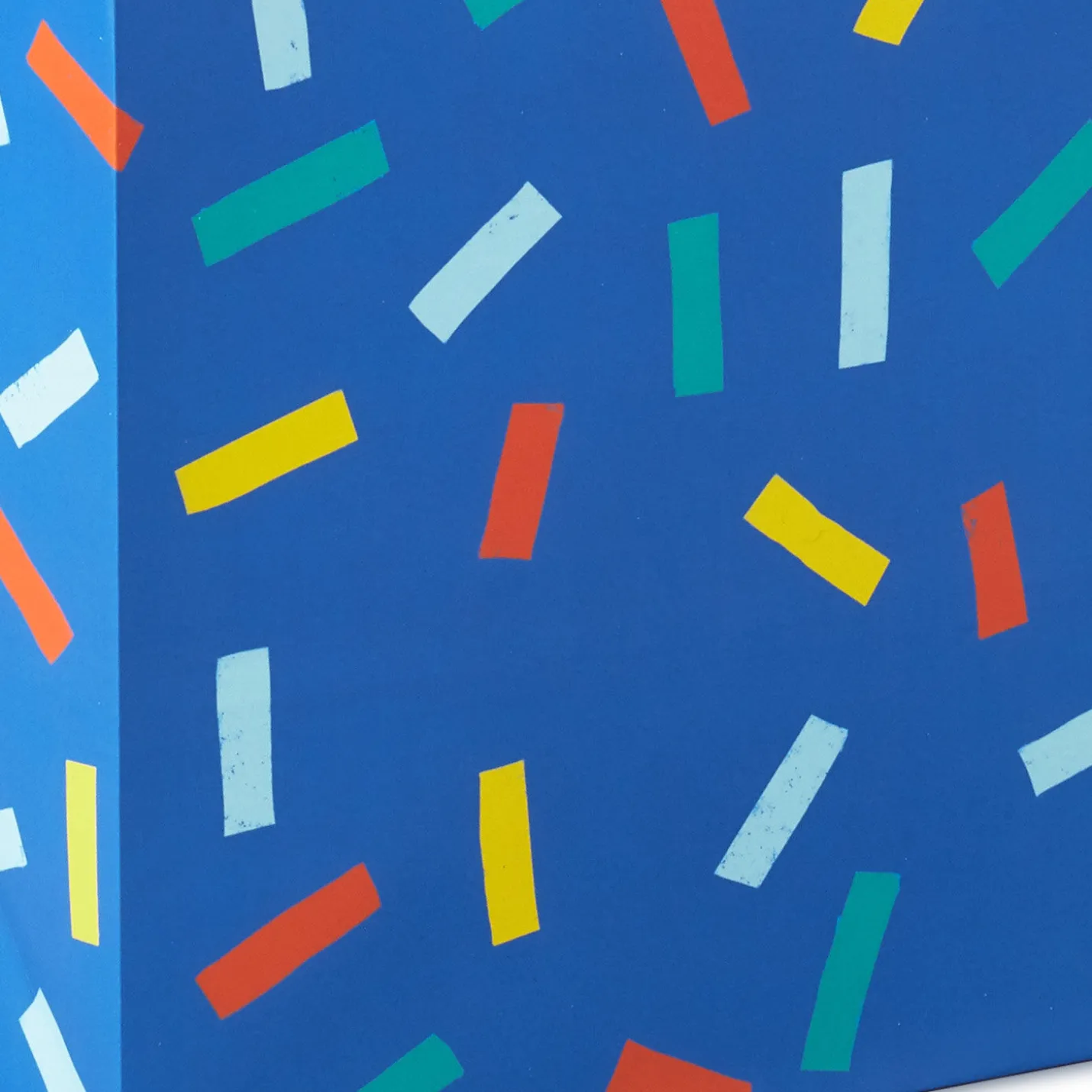 13" Confetti on Blue Large Gift Bag