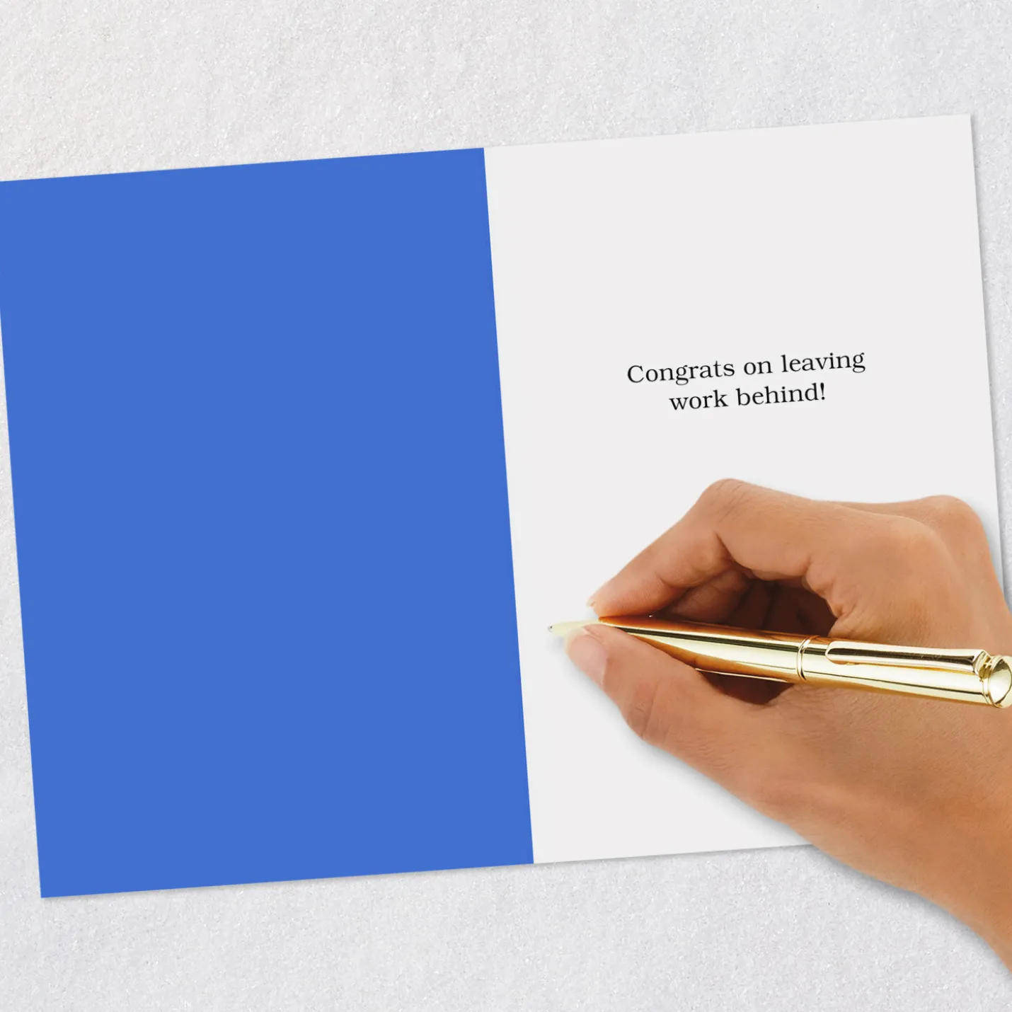 Congrats on Leaving Work Behind Funny Retirement Card